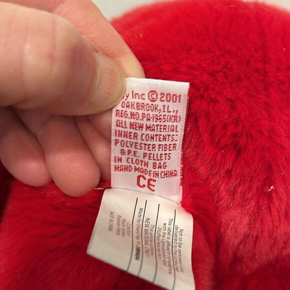 Vintage 2001 TY The Beanie Buddies Collection - Pierre the Bear Style 9604 - Picture 9 of 9